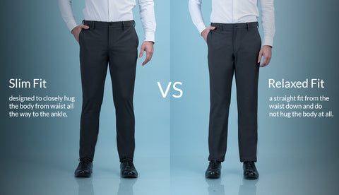 Slim vs Relaxed Pants