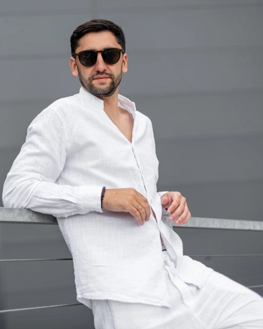 White Shirt and White Pants