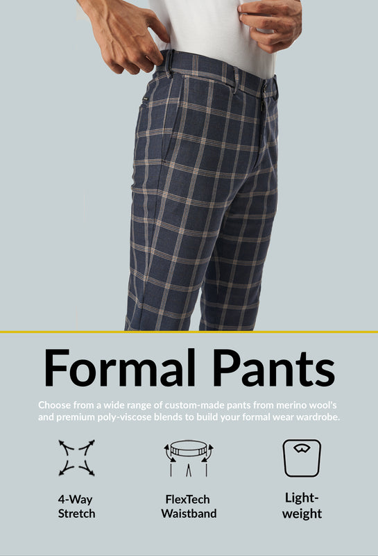 Custom Made Pants for Men & Women | Formal Pants, Chinos, Cargo & Semi ...