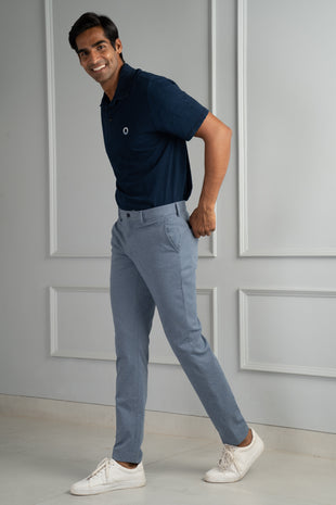 Royal Blue Power-Stretch Slim Fit Jeans
