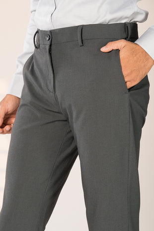 Selected Homme slim tapered fit smart trousers in dark grey houndstooth, £36.00