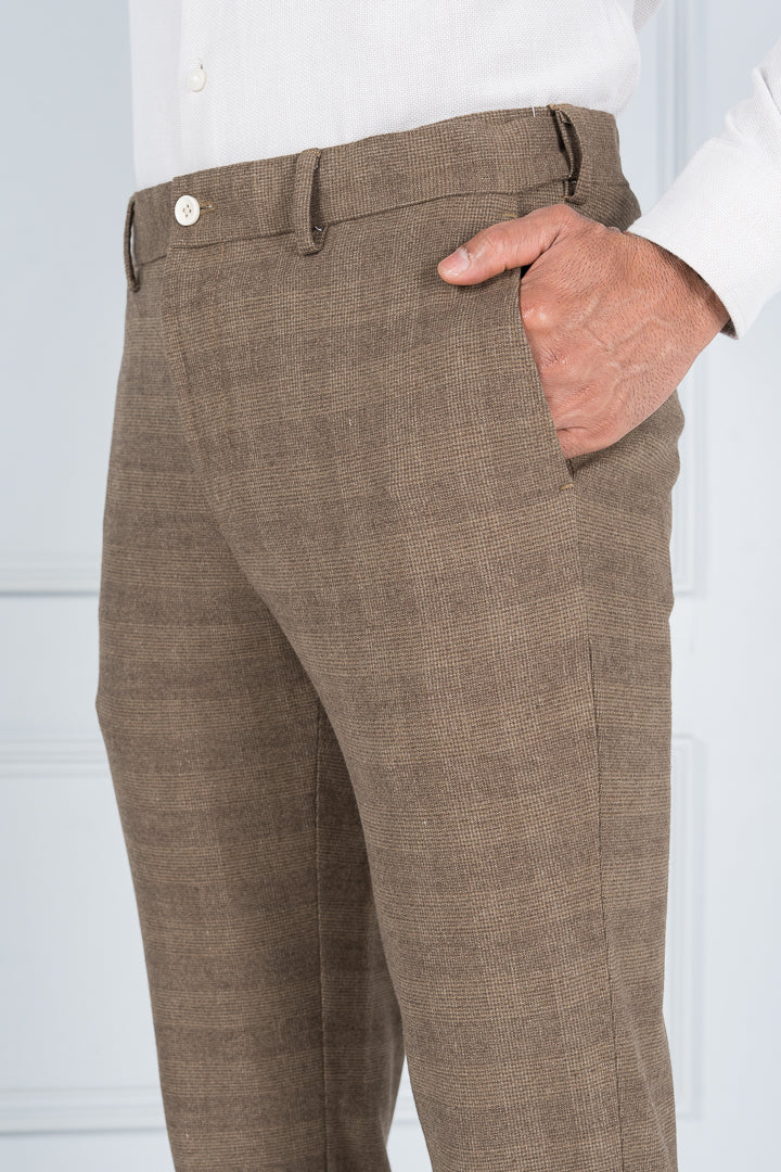 Khaki Plaid Formal Pants – The Pant Project