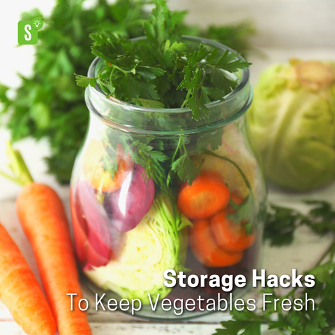 storage hacks to keep vegetables fresh