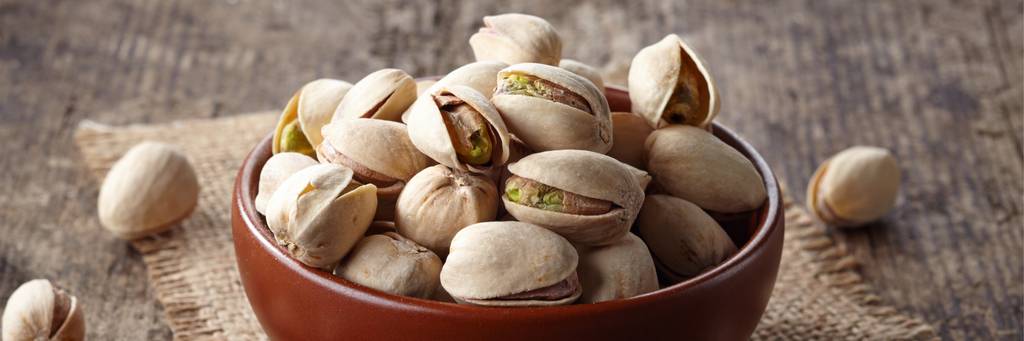 pistachios in a bowl