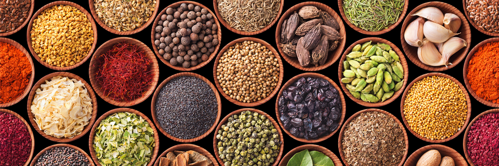 spices in bowls