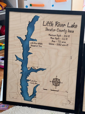 Little River Lake Map
