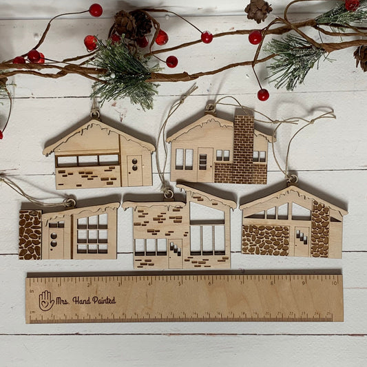 NATURAL WOOD PRESIDIO ORNAMENT (IN HOUSE LASER CUT)