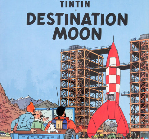 Tin Tin Destination Moon - Inspiration for Omega Speedmaster Racing