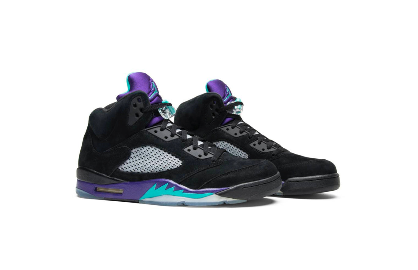 jordan 5 black grapes