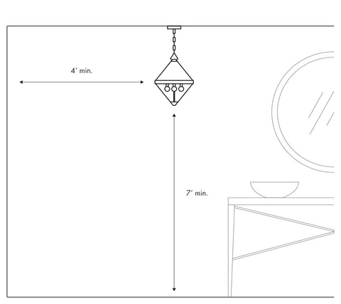 Hanging a light In a Hall or Vestibule