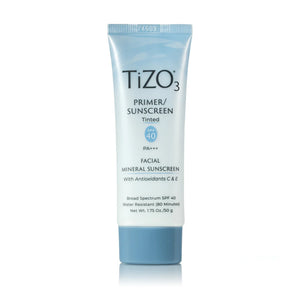 TIZO3 FACIAL PRIMER SUNSCREEN tinted matte finish SPF 40 - Ambiance - Alba Facial Sunscreen