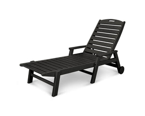 polywood nautical chaise with wheels