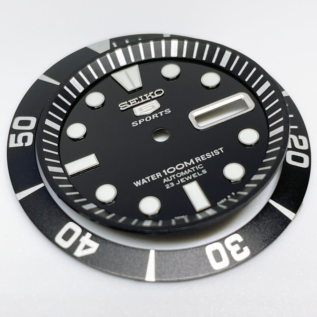 Dial + Bezel Insert + Chapter Ring (black set) for Seiko SNZF17k1 and –  EnhancedHome&Carry