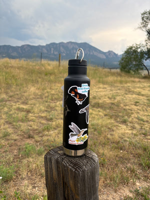 Water Bottle + Slogan Sticker Pack - Environment for the Americas