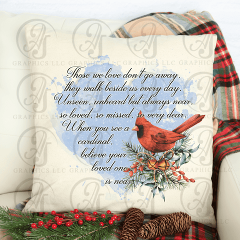 A Letter From Heaven Throw Pillow Covers Northern Cardinal - Temu