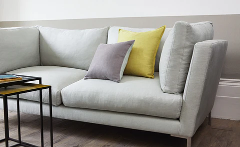sofa bed UK with Romo Milani fabric