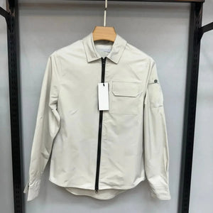 2024 New British style Nylon Shirt Couple's Jacket Waterproof and Windproof Functional Jacket Casual Light Luxury Men's Wear - symbolicteams