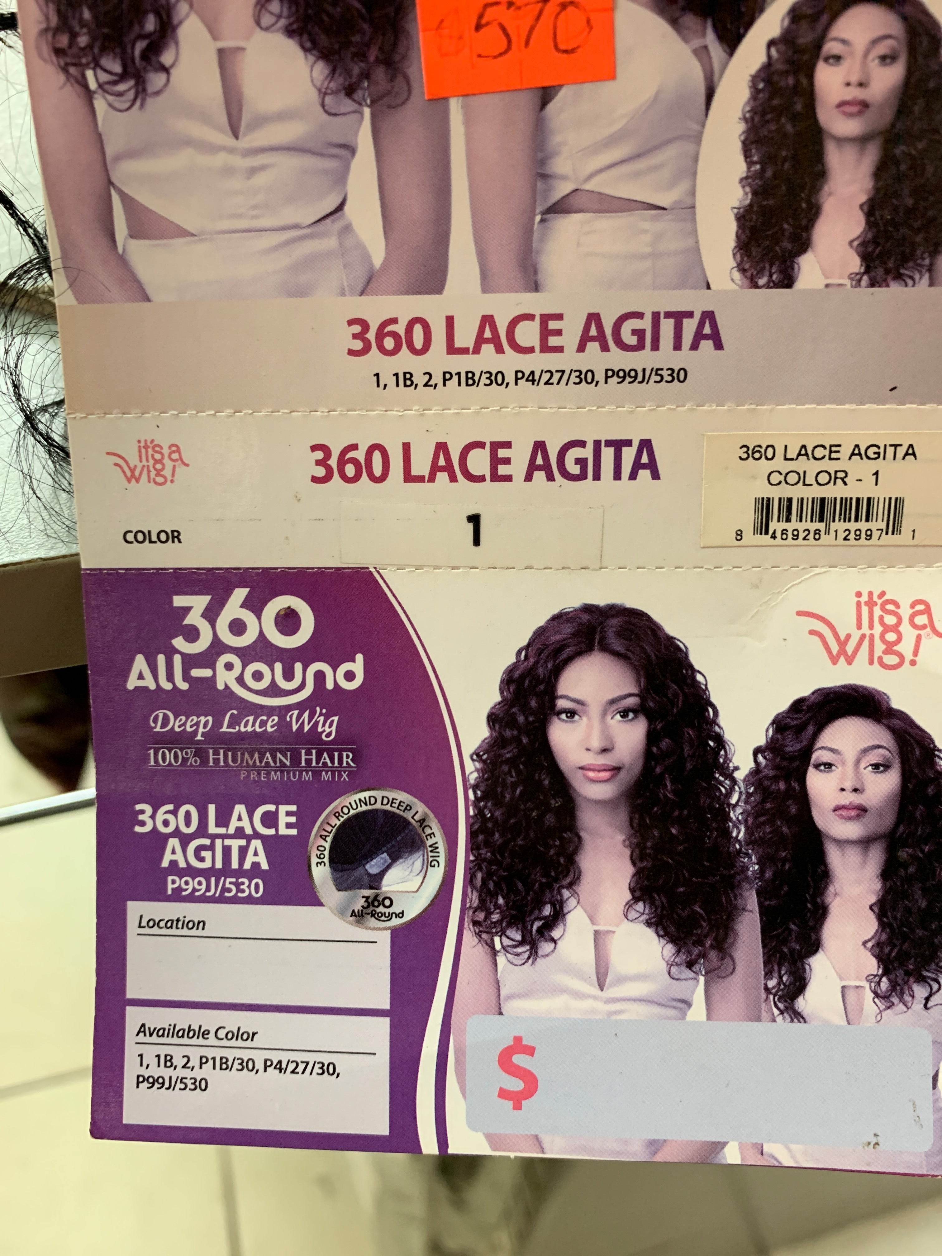 it's a wig 360 all round deep lace wig