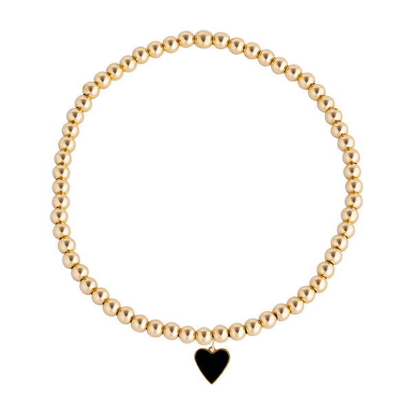 10 MM Yellow Gold-Filled Beaded Bracelet – Bonnie Jennifer