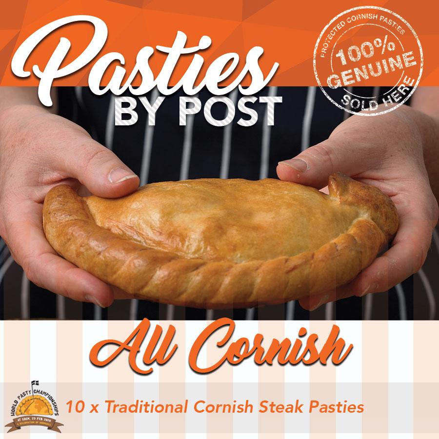 Cornish Pasty Hamper 6 - Box of 6 or 8, Medium or Large
