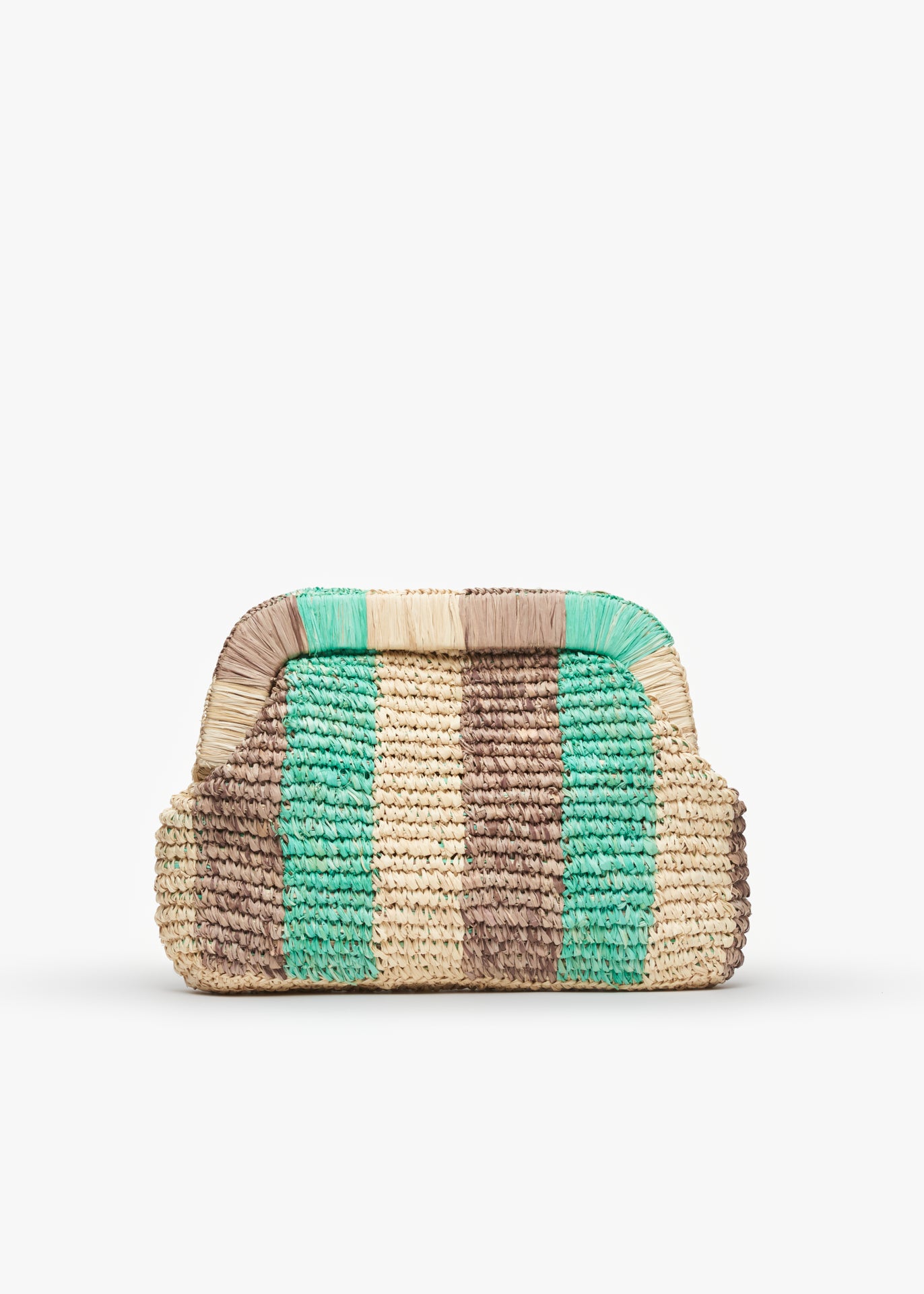 Raffia Clutch