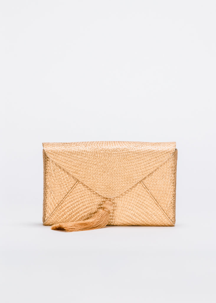 Cassia Straw Clutch Bag – Kayu