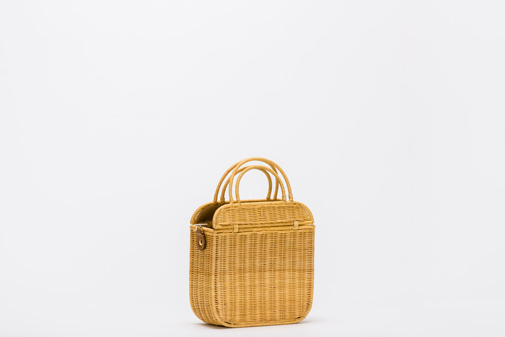 wicker side bag