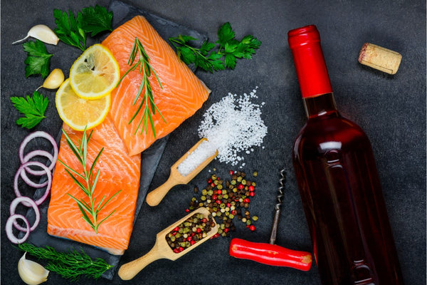 Salmon and Pinot Noir 