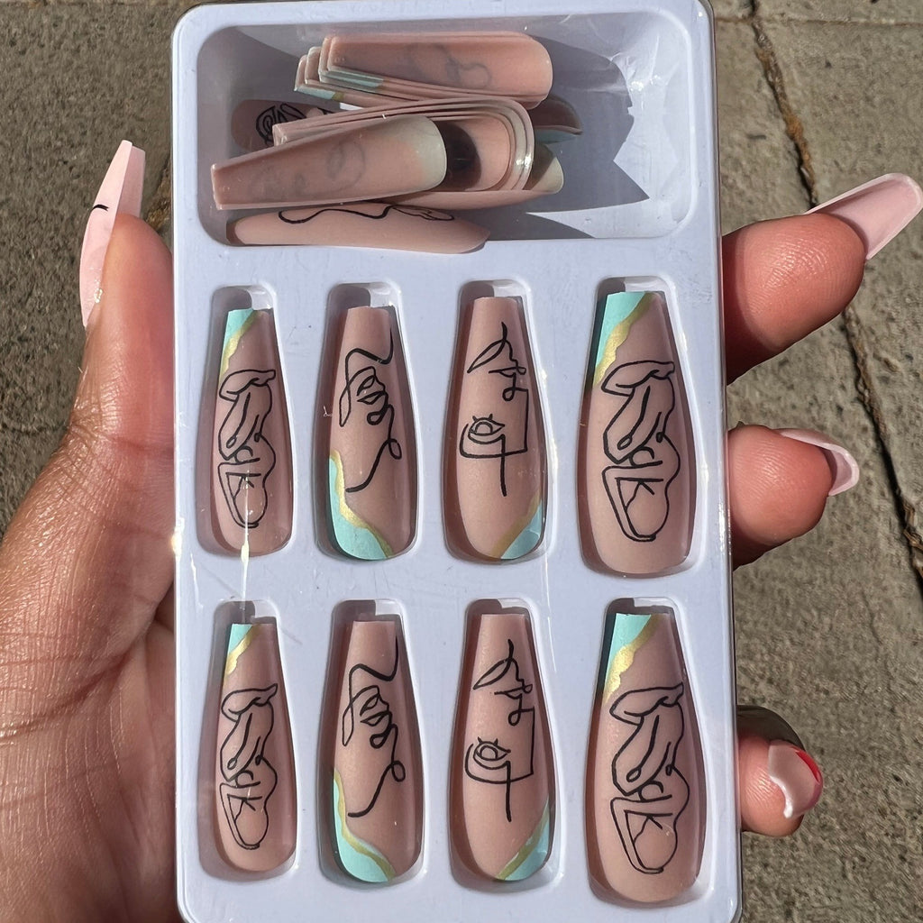 lv air brush nail｜TikTok Search