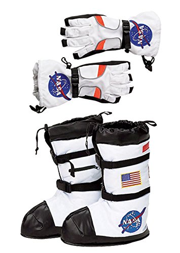 Bata de laboratorio Aeromax Jr. NASA Rocket Scientist, blanca, talla 4/6  Aeromax 698216107806