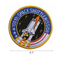 Load image into Gallery viewer, Joylish 3 Set Large NASA and Astronaut Iron on Patches, Decorative Sew on Pacth Badges for DIY Clothing Jeans Backpack Jackets - NASA, Astronaut and Shuttle
