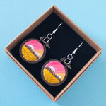 Load image into Gallery viewer, Sunflower Kiss Earrings
