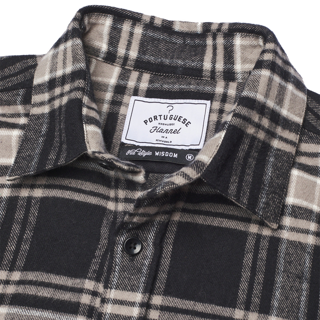 Portuguese Flannel BB Check Shirt Black / Grey – Yards Store Menswear