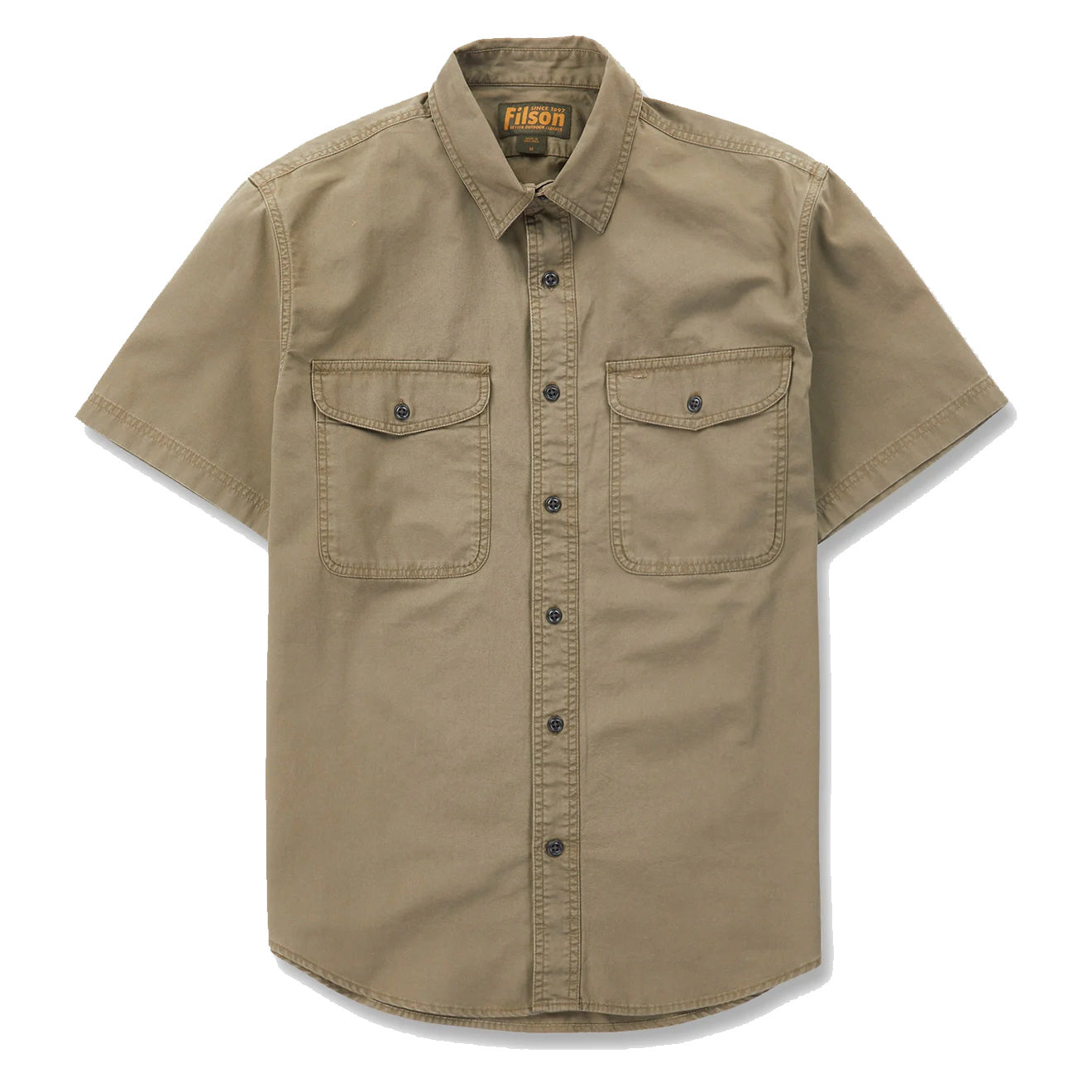 Filson Short Sleeve Field Shirt Light Olive / Brown – Yards Store Menswear