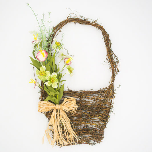 21 Flat Twig Wall Basket – FloralLiving