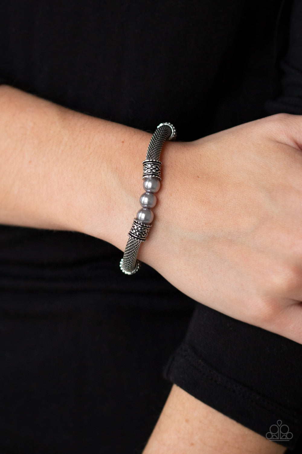 Talk Some SENSEI - Silver Bracelet - Paparazzi Accessories