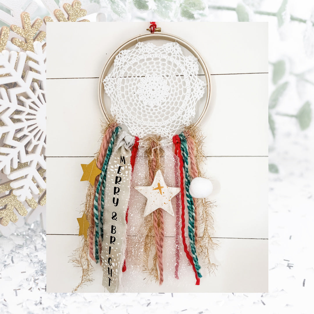 Large DIY Oh What Fun Dream Catcher Kit - Create Art, Party IN A BOX