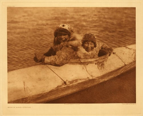 Boys in kayak