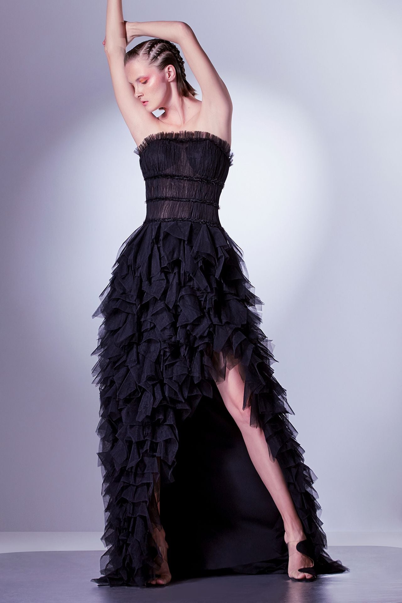 Strapless Tulle Corset Dress