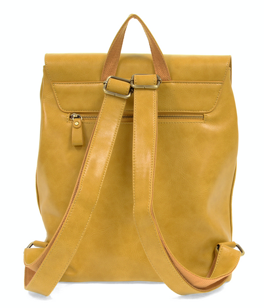 Joy Susan Vegan Leather Tatum Reversible Tote Bag - Multiple Colors Mustard/Grey