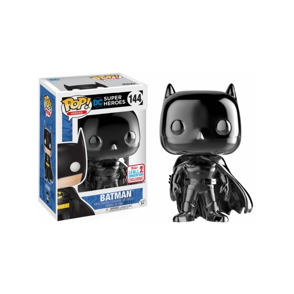 Funko Pop Batman Chrome Black # 144 Batman NYCC 2017 EXCLUSIVE DC Comi –  TOYSUCKER