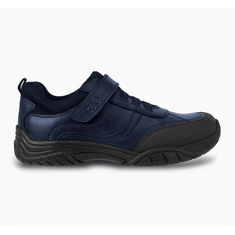 Navy Lace up school trainers / school shoes