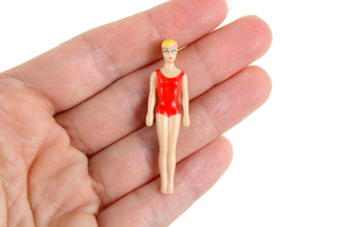 miniature Barbie figurine
