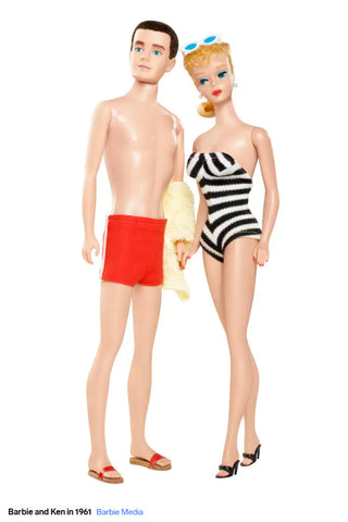 Original Ken and Barbie dolls