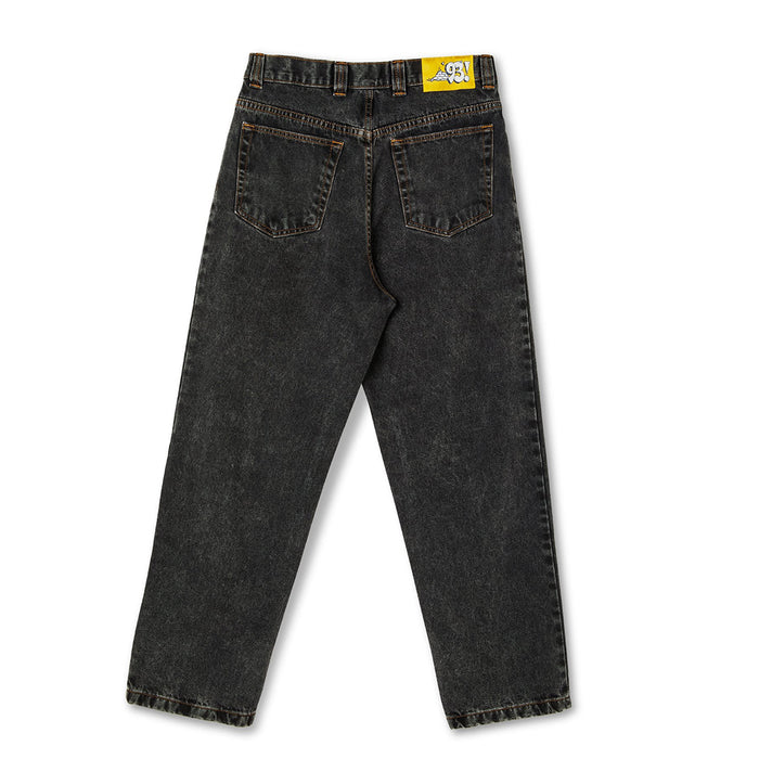 HELLRAZOR BAGGIE DENIM PANTS WASH BLACK