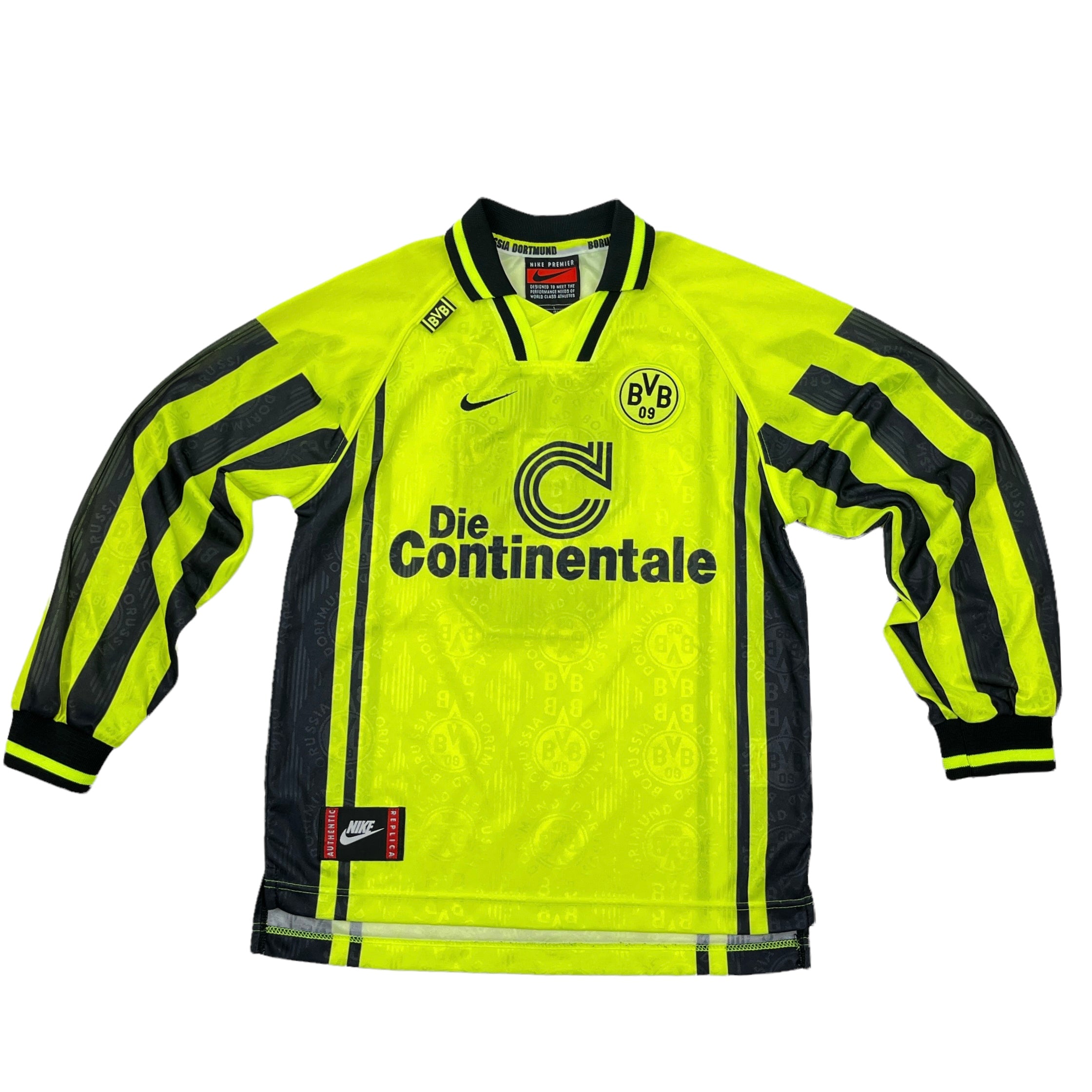 grens Opsommen bedriegen 01060 Nike Borussia Dortmund Longsleeve 96/97 Home Jersey – PAUL'S FANSHOP