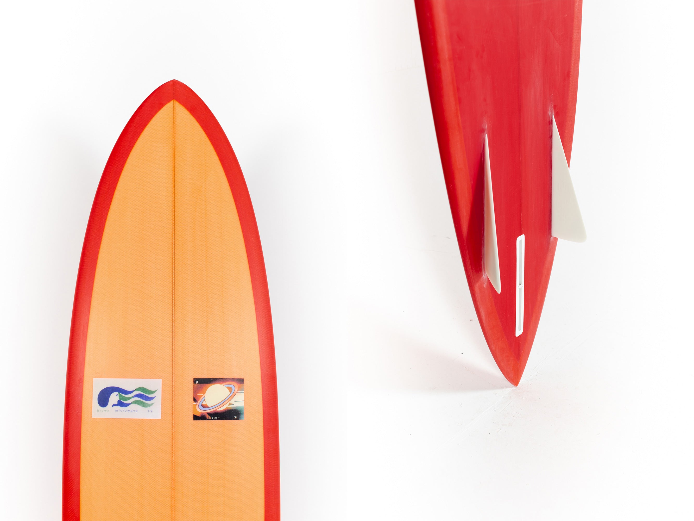Pukas Surf Shop Brown Microwave Television Surfboards by Alex knost