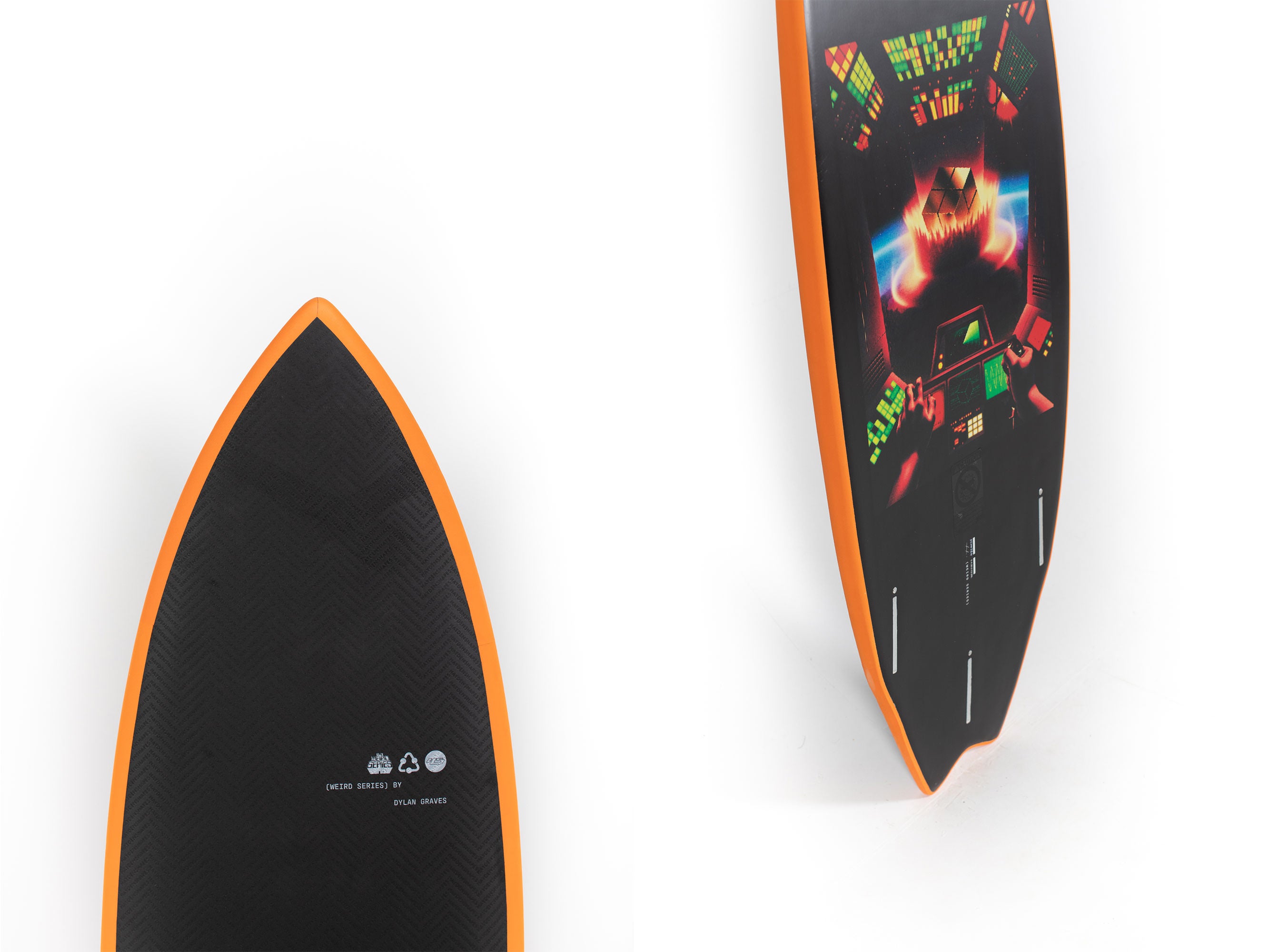 HaydenShapes Surfboard - WEIRD WAVES SOFT - 5'4" x 20" x 2 1/2" x 29L - ESOFTWSDG-FU
