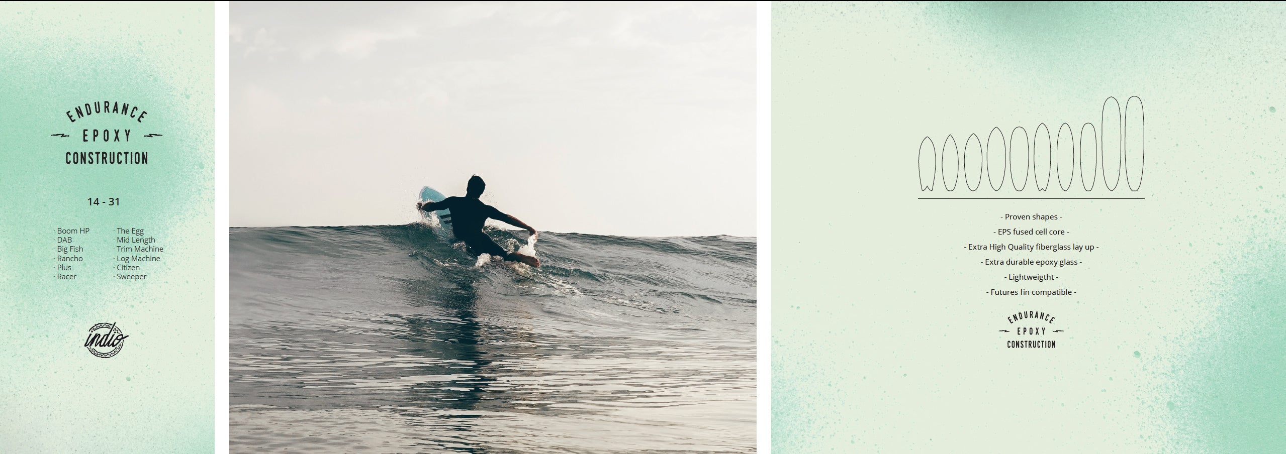 Pukas Surf Shop - Indio Surfboards - Endurance Epoxy