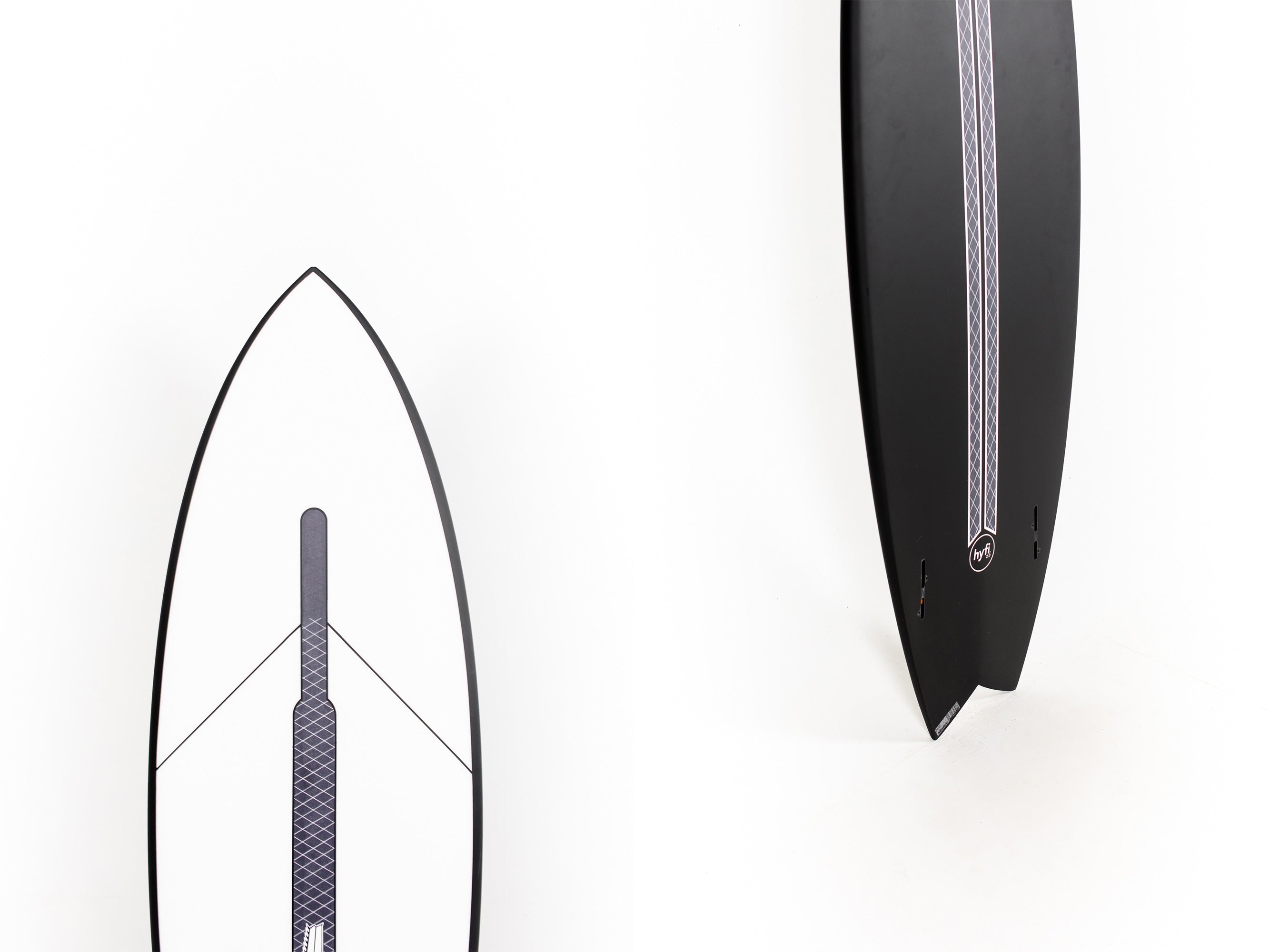 JS Surfboards - BLACK BARON HYFI - 5'7" x 20 1/8 x 2 7/16 x 30,4L - BLACKBHYFI507